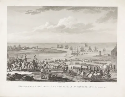 Vertrek van de Britten uit Noord-Holland, 1799