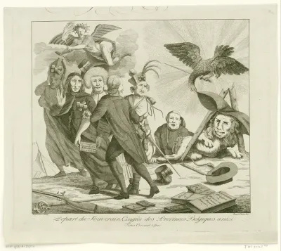 Vertrek van de Verenigde Nederlandse Staten