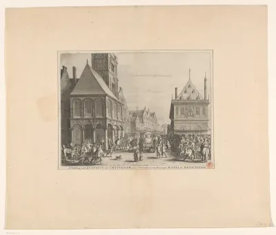 Vertrek van Maria de' Medici uit Amsterdam, 5 september 1638