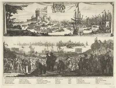 Vertrek van Willem III met zijn vloot vanuit Hellevoetsluis en zijn aankomst in Engeland op 15 november 1688