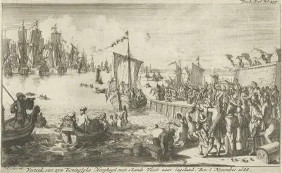 Vertrek van Willem III naar Engeland, 1688