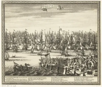 Vertrek van Willem III vanuit Hellevoetsluis