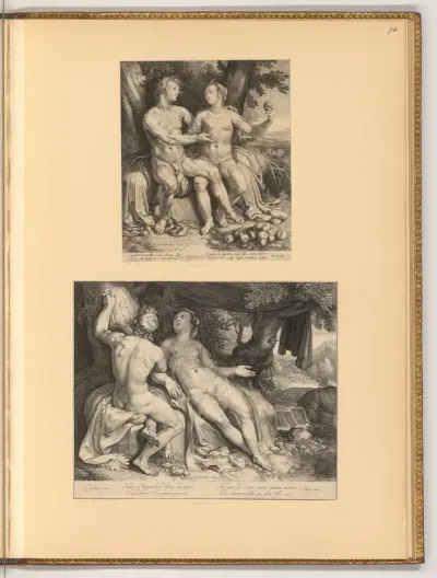 Vertumnus und Pomona; Paris und Oinone