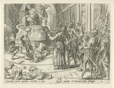 Verwoesting van de tempel van Baäl
