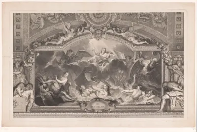 Verwoesting van het schip van Aeneas en de verandering van de opvarenden in nimfen