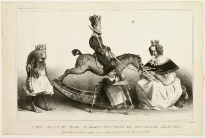 Very High and Mighty Legitimate Brats. Peoples, defend yourselves, tear yourselves to pieces, sacrifice yourselves for these royals, you belong to them, imbeciles, plate 19