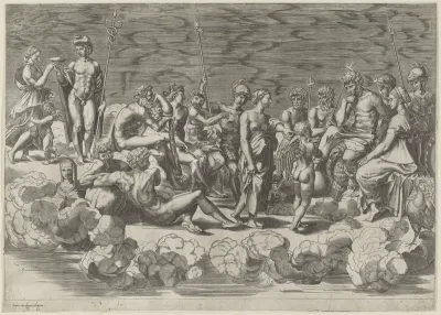 Verzameling der Goden op de Olympus