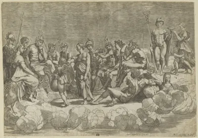 Verzameling der Goden op de Olympus