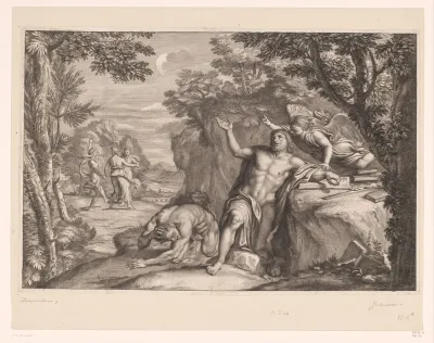 Verzoeking van Hieronymus in de woestijn