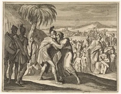 Verzoening van Jakob en Esau