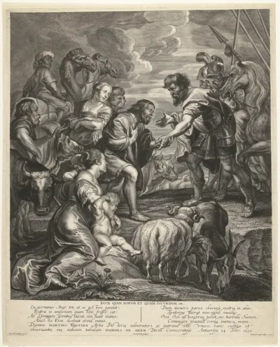Verzoening van Jakob en Esau