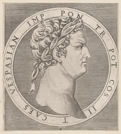 Vespasian, from The Twelve Caesars, from "Speculum Romanae Magnificentiae"