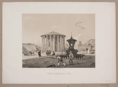 Vesta templet i Rom