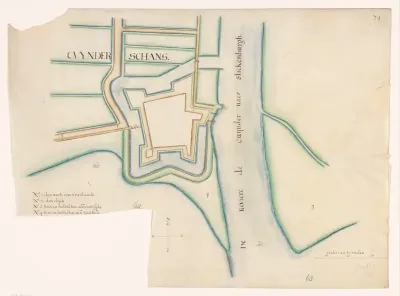 Vestingplattegrond van Kuinre