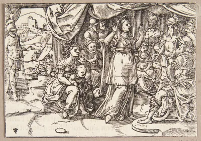 Veturia og Volumnia beder Coriolanus om at skåne Rom