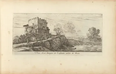 Veue d'une Antiquité de Constantin proche de Rome