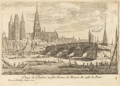 Veue de l'Eglise nostre Dame de Rouen