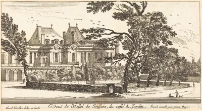 Veue de l'Hostel de Soissons