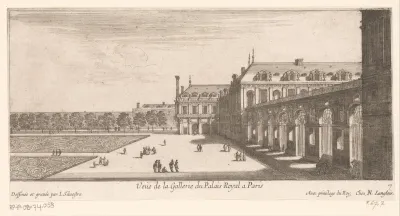 Veue de la Gallerie du Palais Royal a Paris