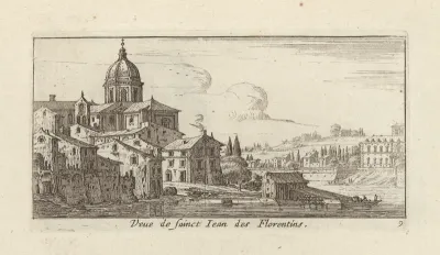 Veue de sainct Jean des Florentins