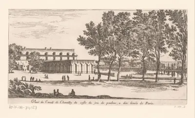 Veue du Canal de Chantilly