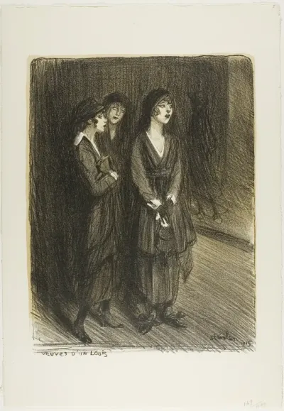 Veuves d'un Louis, plate seven from Actualités