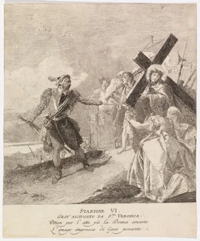 Via crucis - Station VI. Veronica Wipes the Face of Jesus