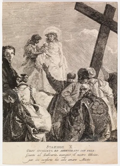 Via crucis - Station X. Jesus is Stripped of His Garments