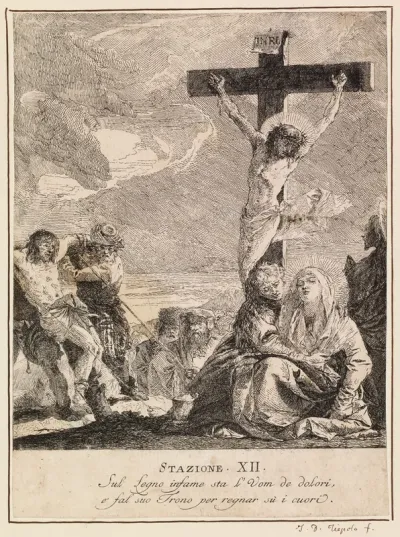 Via crucis - Station XII. Jesus Dies on the Cross