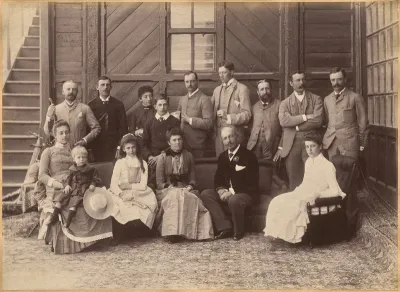 Viceregal Party Shimla (verso)