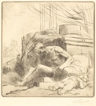 Victim of a Fire (Victime d'un incendie)