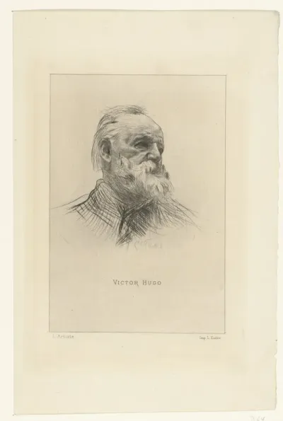 Victor Hugo du trois quarts