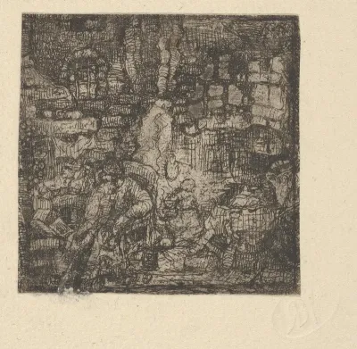 Vieillard Assis Dans un Intérieur (Old Man Seated in an Interior)
