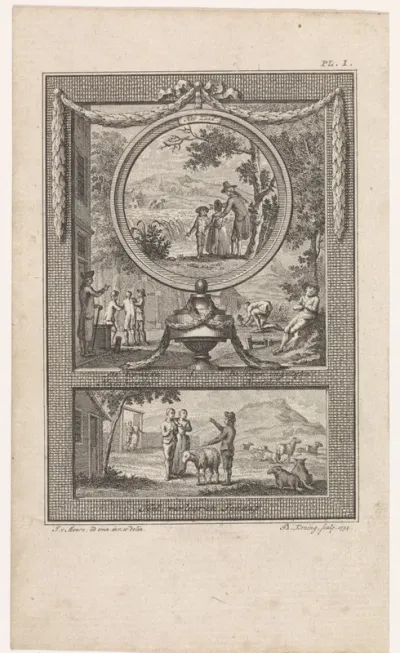 Vier bijbelse taferelen