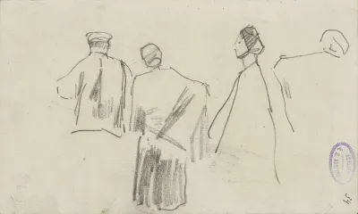 Vier figuurstudies