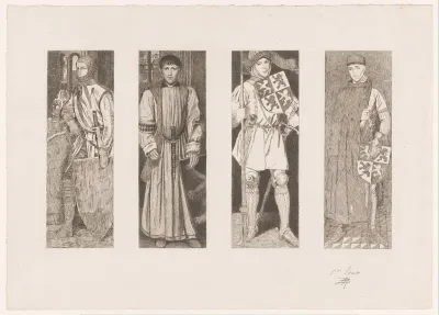 Vier historische figuren uit de Vlaamse geschiedenis