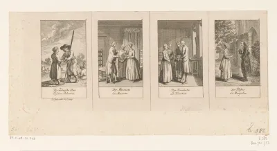 Vier huwelijksaanzoeken