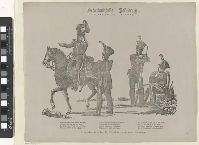 Vier militairen