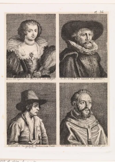 Vier portretten