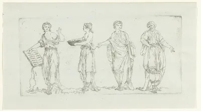 Vier Romeinse figuren