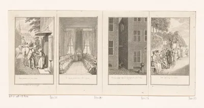 Vier scènes uit de geschiedenis van Blaise Gaulard