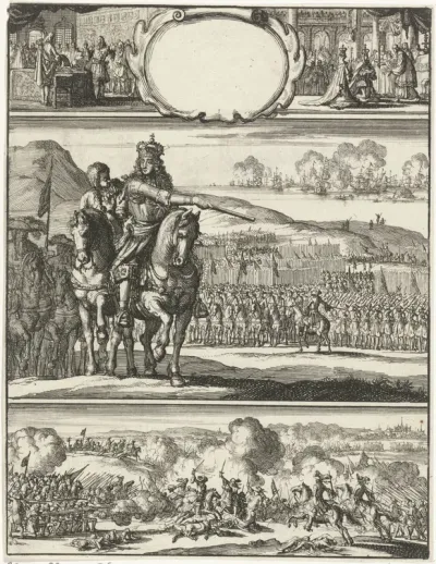 Vier scènes uit het leven van Willem III