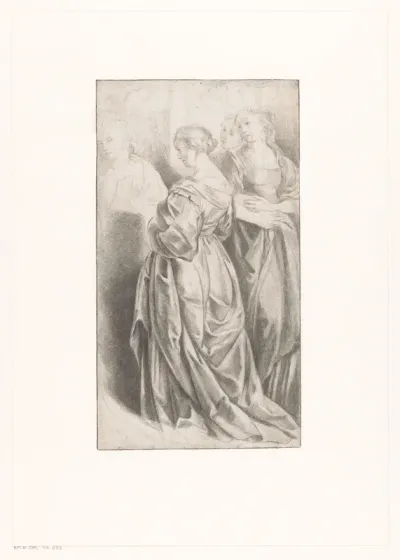 Vier staande vrouwen