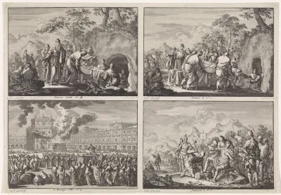 Vier voorstellingen uit het Oude Testament