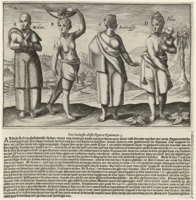 Vier vrouwen uit Guinea