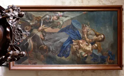 Vierge à l'Enfant apparaissant à un chevalier de l'ordre teutonique