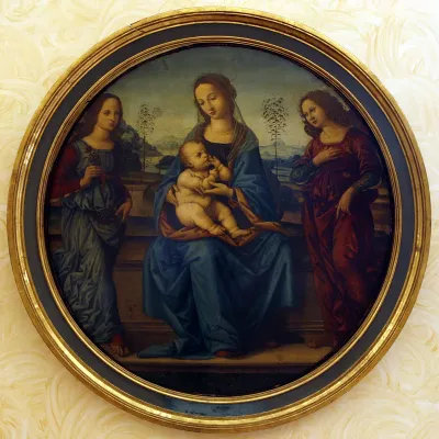 Vierge à l'Enfant avec deux anges