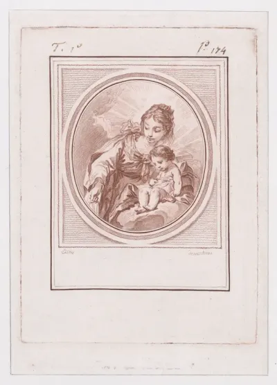 Vierge, d'après Eisen