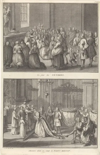 Viering van Aswoensdag en Eucharistie in de rooms-katholieke kerk