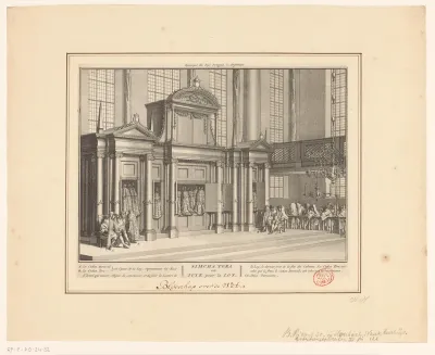 Viering van Simchat Thora in de Portugese Synagoge te Amsterdam